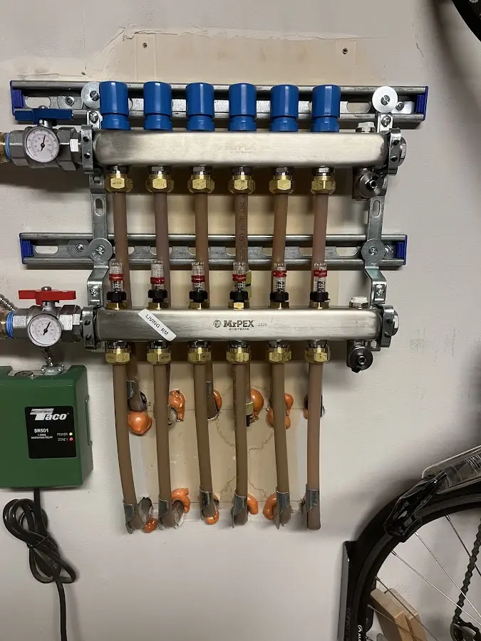 Plumber performing Leak Detection at a residential property in Orland Park